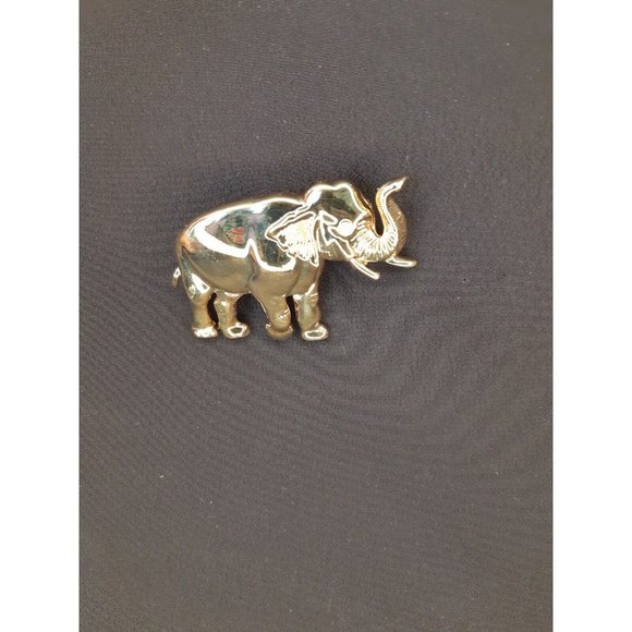 Vintage Gold Toned Elephant Brooch From Park Lane Jewellery - Picture 7 of 13